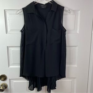 BCBG MaxAzria high low sleeveless blouse